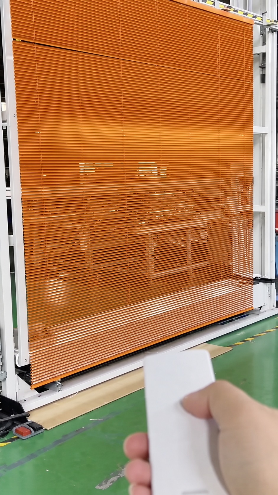 Angled slats · Light control